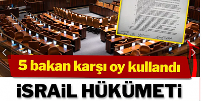 Son Dakika: İsrail hükümeti, Trump'ın Gazze'de ateşkes anlaşmasını onayladı