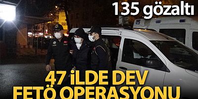 SON DAKİKA İzmir merkezli 47 ilde eş zamanlı FETÖ operasyonu: 135 gözaltı