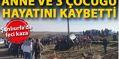 SON DAKİKA Kamyonetle hafif ticari araç çarpıştı; anne ve 3 çocuğu öldü