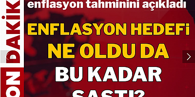 Son dakika... Merkez Bankası Başkanı Karahan enflasyon raporunu açıklandı: Enflasyon hedefi ne oldu da bu kadar şaştı?