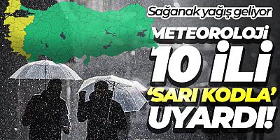 SON DAKİKA Meteoroloji uyardı! Sağanak yağış geliyor
