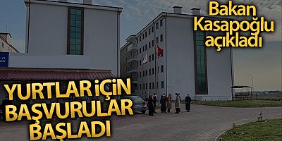 SON DAKİKA Öğrenci yurtları için başvurular başladı