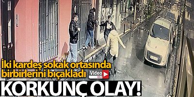 SON DAKİKA Ortaköy'de aralarında husumet olan 2 kardeş sokak ortasında birbirini bıçakladı