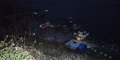 SON DAKİKA Samsun'da kamyonet baraj gölüne uçtu: 3 ölü, 1 yaralı