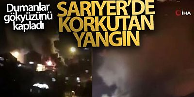 SON DAKİKA Sarıyer'de çıkan yangında gecekondu küle döndü