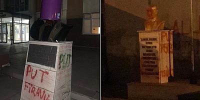SON DAKİKA Tekirdağ'da üç okulda Atatürk büstlerine saldırı