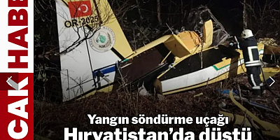 Son dakika... Türkiye'ye ait yangın söndürme uçağı Hırvatistan'da düştü: Pilot şehit oldu