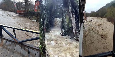 SON DAKİKA Uludağ'dan gelen dereler taştı...Bursa'da sel alarmı