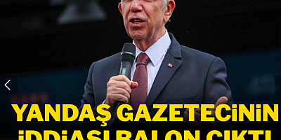Son Dakika... Yandaş gazetecinin iddiası balon çıktı: Mansur Yavaş yalanladı