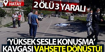 SON DAKİKA Yüksek sesle konuşma cinneti: 2 ölü 3 yaralı