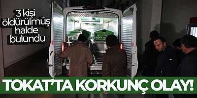 SON DKİKA Tokat'ta 3 kişi tabanca ile vurulmuş olarak bulundu