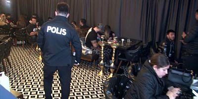 SON GELİŞME Ataşehir'de nargile keyifli okey masasına polis baskını