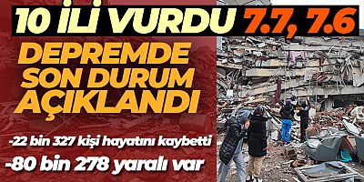 SON GELİŞME Bakan Koca depremde son durumu açıkladı: '22 bin 327 vatandaşımız hayatını kaybetti'