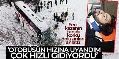 SON GELİŞME Şarampole yuvarlanan otobüsteki yolcu korku dolu anları anlattı: 'Çok hızlıydı'
