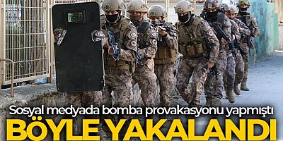Sosyal medyadan bomba provokasyonu yaptığı iddia edilen şüpheli yakalandı