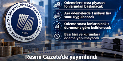 SPK, tasfiye kapsamındaki yatırım fonlarında ara ödeme usul ve esaslarını belirledi
