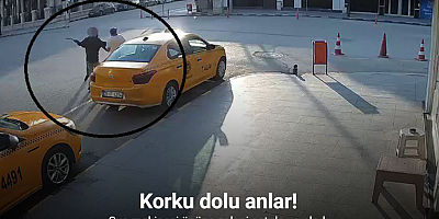 Suç makinesi önüne geleni satırla yaraladı, o anlar kameraya yansıdı