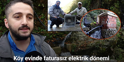 Sudan kendi elektriklerini üreterek herkese örnek oldular