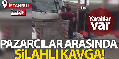 Sultanbeyli'de pazarcılar arasında silahlı kavga!