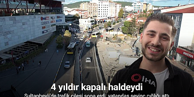 Sultanbeyli’de yılların trafik çilesi sona erdi: Vatandaş sevinçten çığlık attı