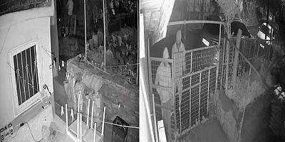 Sultangazi'de güvenlik kamerasını fark edince vazgeçtiler