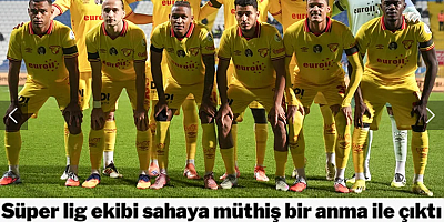 Süper lig ekibi sahaya müthiş bir anma ile çıktı! Alkış alan Atatürk detayı