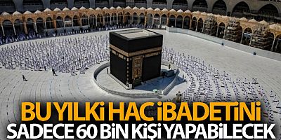 Suudi Arabistan, bu yılki hac ibadeti için 60 bin kişi kabul edecek