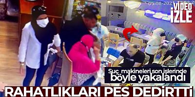 Taksim'de turistlerin çantasını çalan kadın hırsızlar kamerada