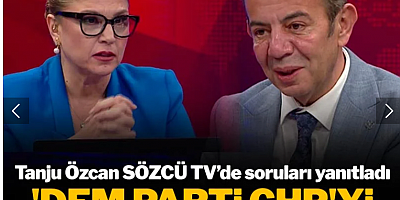 Tanju Özcan canlı yayında anlattı: 'DEM Parti CHP'yi düşmanlaştırmaya çalışıyor!'