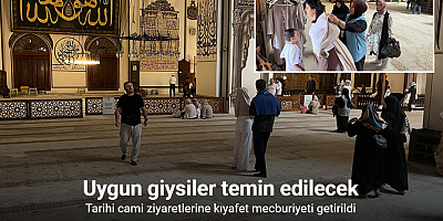 Tarihi cami ziyaretlerine kıyafet mecburiyeti getirildi