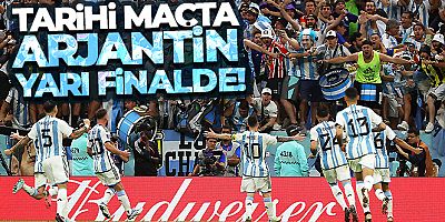 Tarihi maçta Arjantin yarı finalde!