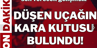 Tartışmalara son verecek gelişme: Düşen uçağın kara kutusu bulundu!