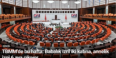 TBMM’de bu hafta: Babalık izni iki katına, annelik izni 6 aya çıkıyor