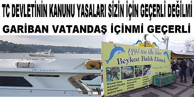  TC DEVLETİNİN YASALARI KANUNLARI SİZİN İÇİN GEÇERLİ DEĞİLMİ 