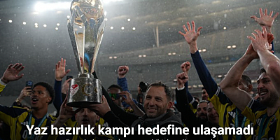 Tedesco, yaz hazırlık kampı hedefine ulaşamadı