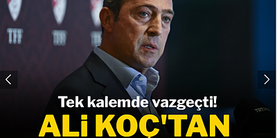 Tek kalemde vazgeçti! Ali Koç'tan milyarlık bağış
