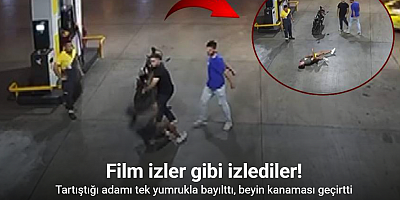 Tek yumrukla bayılttı, beyin kanaması geçirtti