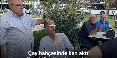 Tekirdağ’da çay bahçesinde kan aktı