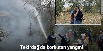 Tekirdağ’da korkutan yangın: İçeride kalan kedilere ağladılar
