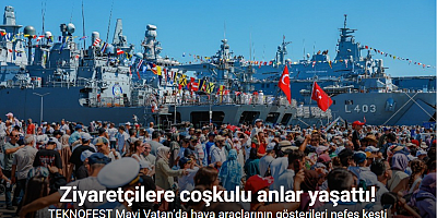 TEKNOFEST Mavi Vatan’da hava araçlarının gösterileri nefes kesti