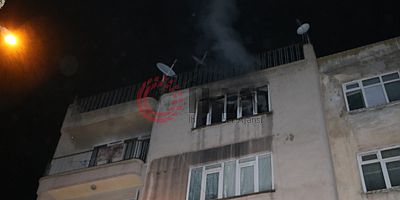 Televizyon patlayınca evde yangın çıktı
