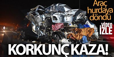 TEM'de korkutan kaza: 5 yaralı
