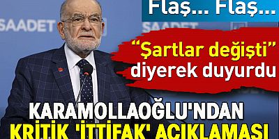 Temel Karamollaoğlu'ndan kritik ittifak açıklaması. Şartlar değişti diyerek duyurdu!