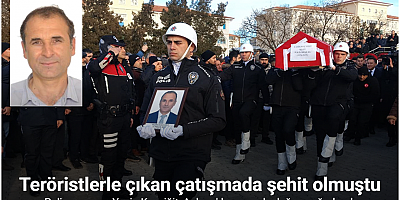 Teröristlerle çıkan çatışmada şehit olan polis memuru Yasin Koçyiğit, Ankara’da son yolcuğuna uğurlandı