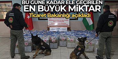 Ticaret Bakanlığından ele geçirilen 1 ton 18 kilogram sıvı metamfetamin açıklaması