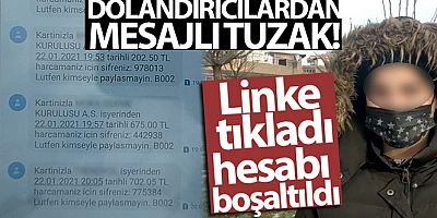 SON DAKİKA Tıkladığı link yüzünden 9 bin TL parasından oldu