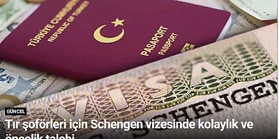 Tır şoförleri için Schengen vizesinde kolaylık ve öncelik talebi