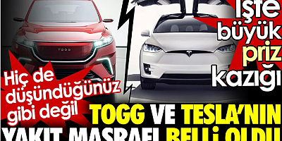 Togg ve Tesla'nın yakıt masrafı belli oldu. Hiç de düşündüğünüz gibi değil. İşte büyük priz kazığı