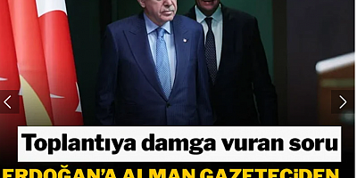 Toplantıya damga vuran soru: Erdoğan’a Alman gazeteciden “İmamoğlu” sorusu