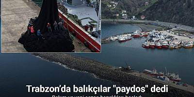 Trabzon’da balıkçılar 